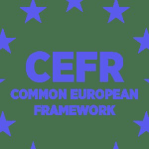 Plakát s velkým modrým nápisem 