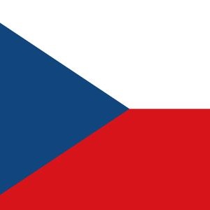 Vlajka České republiky reprezentující kurzy češtiny pro cizince a podporu jazykového vzdělávání.